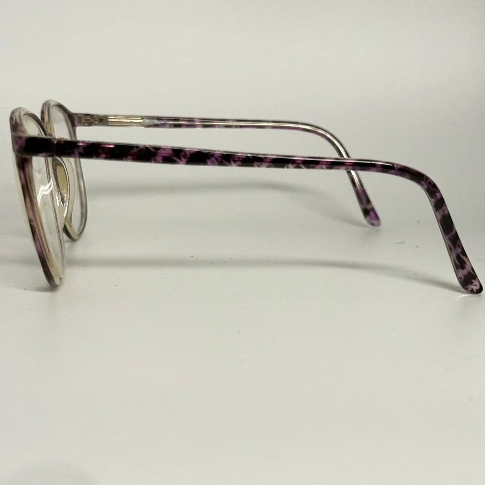 Marchon Lenox Eyeglasses Frames France Demi Mauve Purple Tortoise‎ 140 Vintage